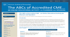 Desktop Screenshot of abcsofcme.org
